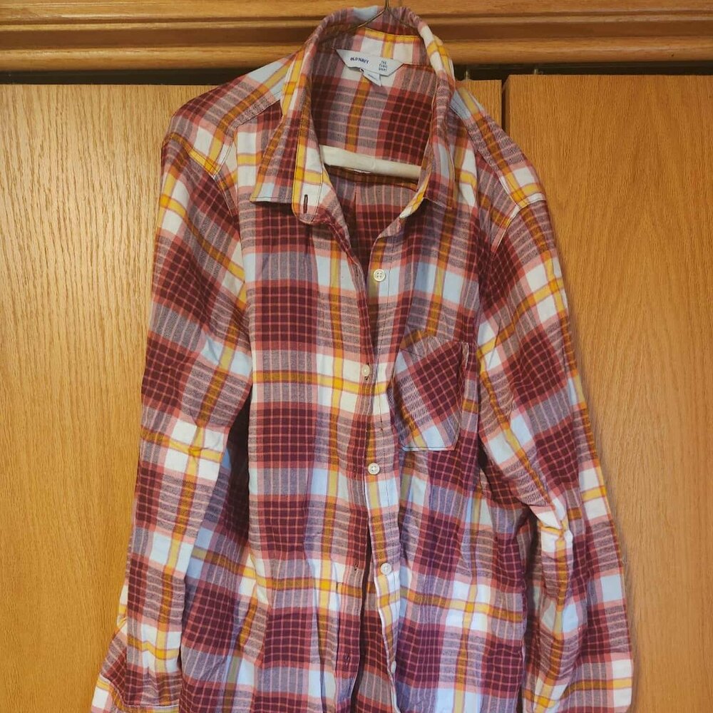 Old Navy Flannel Tunic Shirt-Women's